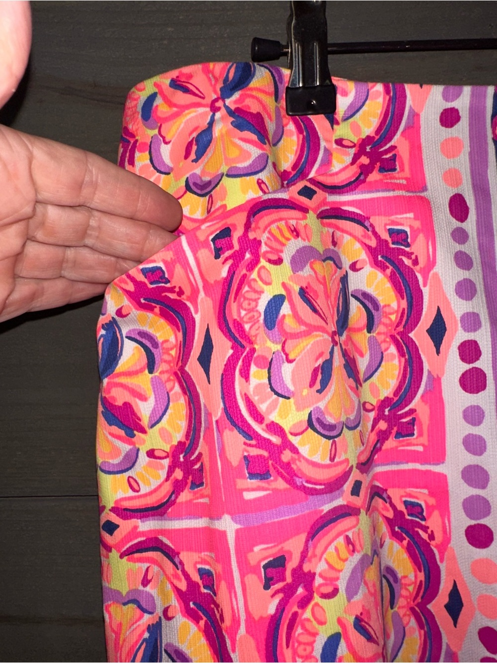 LILLY PULITZER Vibrant Pink Printed Mini Skirt - Picture 2 of 6